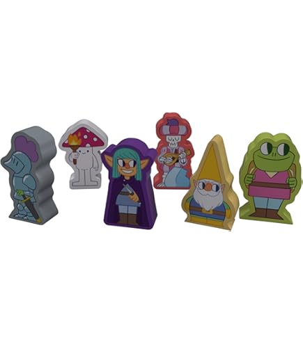 Meeples Of Menace - 30 Fantasy Meeple Pawns For Tabletop RPGs