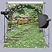 FUERMOR Background 5×7ft Flower Garden Photography Backdrop Studio Photo Props Room Mural RQ014