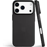 totallee Thin iPhone 17 Pro Case Scarf, Thinnest Cover Ultra Slim Minimal - for Apple iPhone 17 Pro (2025) (Frosted Black)