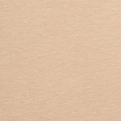 Cotton Spandex Jersey Knit Solid Bone Fabric