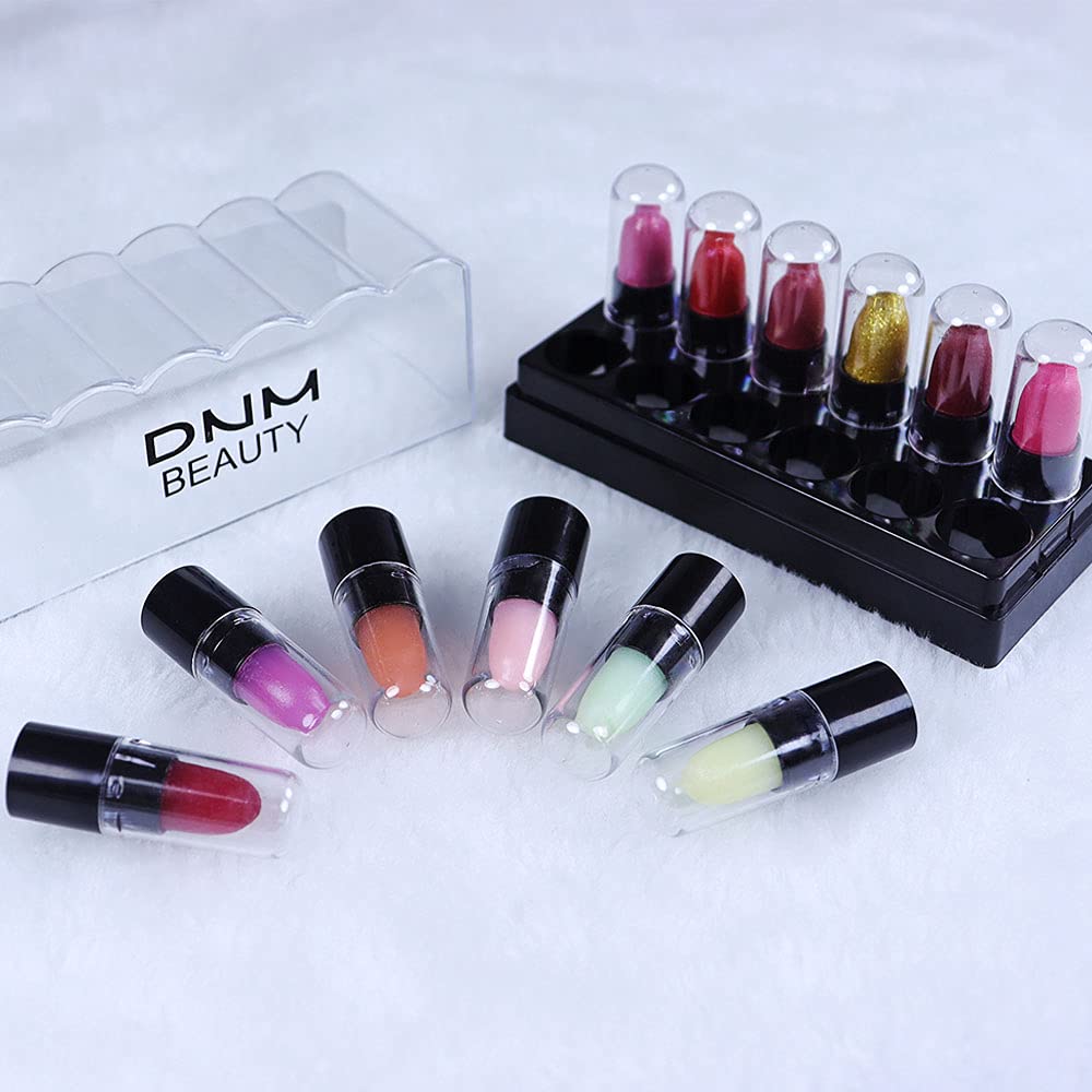 Capsule Pills Lipstick Mini Lip Stick Packs Matte Lipstick 12Pcs Set for Women,3 color mood changing Lipsticks+3 mini Lip Balm+3Glitter &3 Matte lipstick set,Velvety Waterproof Lip Make Up For Girl