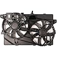 Focreedy FD502 Replacement Dual Radiator & Condenser Cooling Fan Assembly for Ford Edge 2007-2014 for Lincoln MKX 3.5L 3.7L
