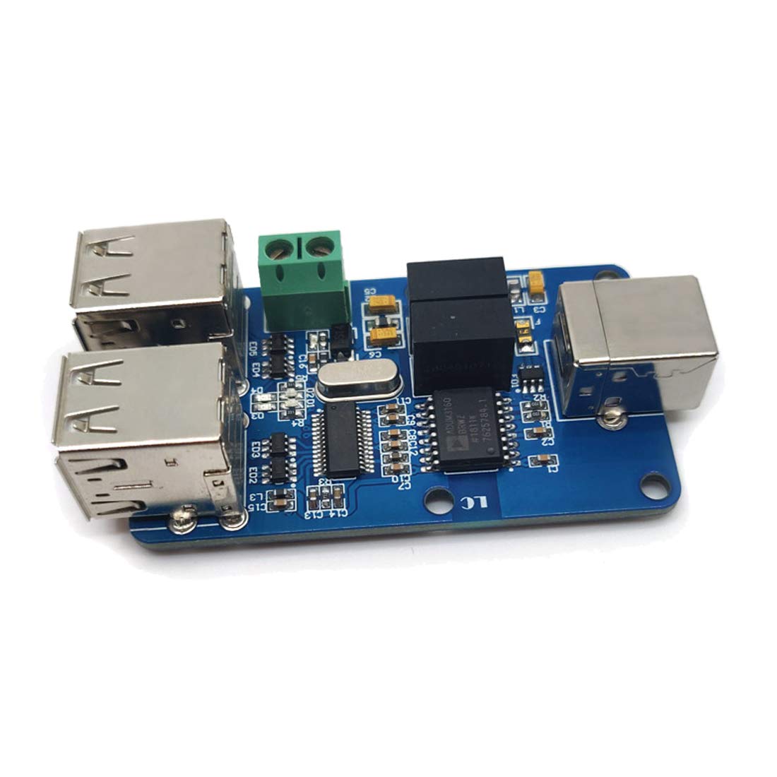 Hailege 4 Channels ADUM3160 B0505S 1500V USB to USB Voltage Isolator Module Support 12Mbps 1.5Mbps