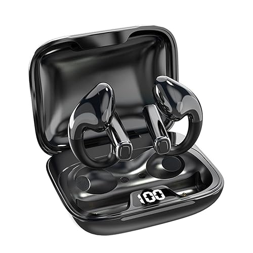 Wireless Ear Clip Bone Conduction Headphones Bluetooth Open Ear