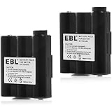 EBL BATT5R AVP7 Replacement Rechargeable Battery for Walkie Talkie GXT1000 GXT1050 GXT850 GXT860 GXT900 GXT950 and More, 2 Pa