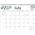 Calendar 2025-2026 - 18 Monthly Wall Calendar 2025-2026 from July 2025 to December 2026, with Thick Paper for Planning and Organizing for Home or Office,14.5" x 11.5",Green