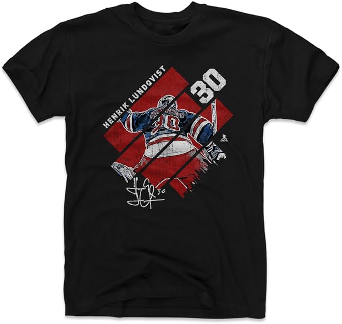 Amazon.com : 500 LEVEL Henrik Lundqvist Shirt - New York Hockey Men's Apparel - Henrik Lundqvist 