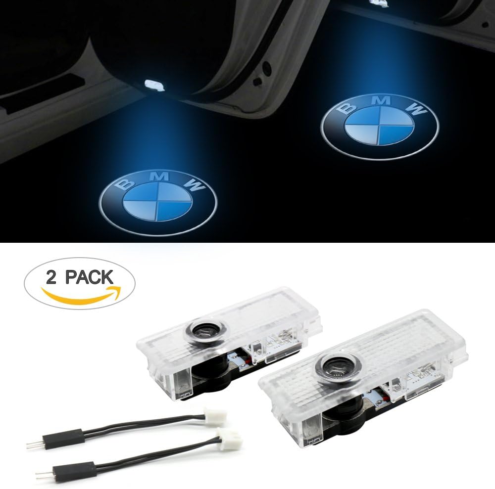 EZYKOO AT-BMWDL Logo Projector Ghost Shadow Light No Drilling Door Projector Light