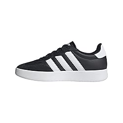 adidas Men's Barreda Sneaker, Black/White/Black, 11