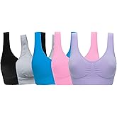 Women's Comfort Workout Sports Bra Low-Impact Activity Sleep Bras