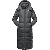 NUTEXROL Womens Winter Maxi Long Parka Coats Puffer Down Quilted Jacket with Hood