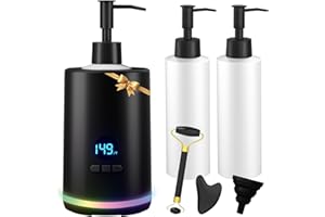 Lotion Warmer, Yofuly Portable Oil Warmer for Massage, Heated Lotion Dispenser Device with Gua Sha Roller Kit, Electric Massa