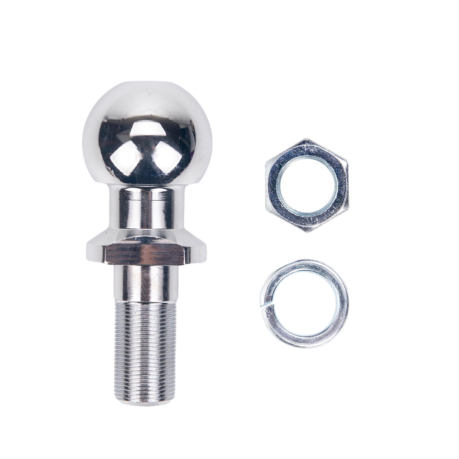 Trailer Hitch Ball 50mm, 3.5T Tow Ball, Tow Bar, Tow Hitch Max Load 3500kg, Universal Fit