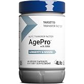 4Life Transfer Factor AgePro Healthy Aging Supplement with NMN, 60 Capsules | Supports Longevity &amp; Immune System, Apigenin, NAD+, Quercetin, Nicotinamide Mononucleotide, Spermidine, Daily Health Wellness