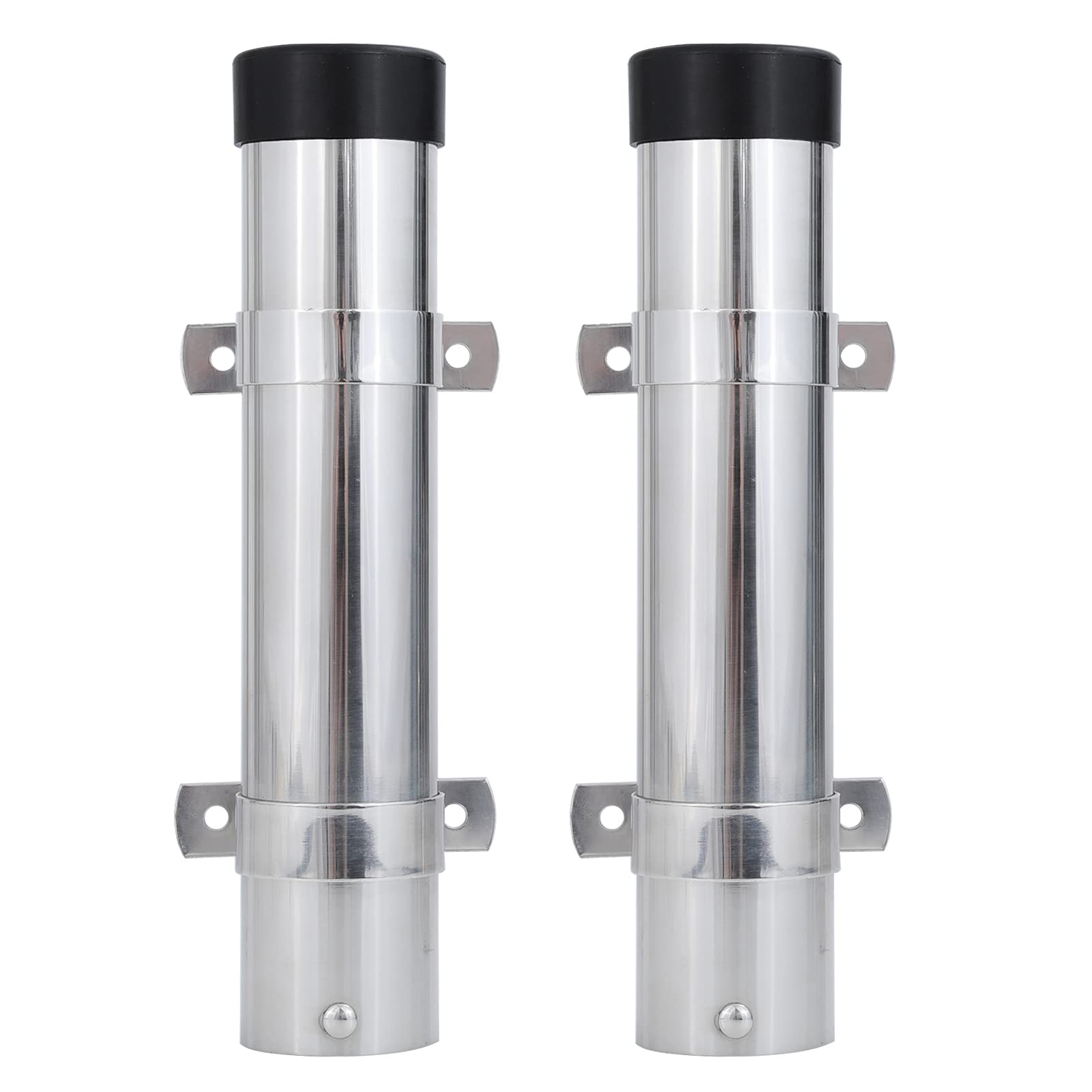 9Tong Steel Wall Rod Holder Fishing Stainless Mount Rod Holder Marine Side Boat Pole Holders Kayak Saltwater Freshwater 2Pcs