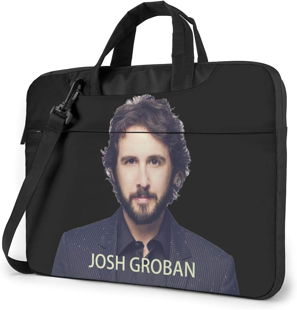 JuaoHuan Josh Groban Laptop Shoulder Messenger Bag Case Briefcase Sleeve for 13 Inch 14 Inch 15.6 Inch Laptop Case 14 Inch