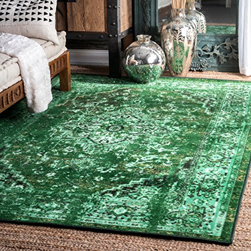 Traditional Vintage Inspired Overdyed Fancy Area Rug