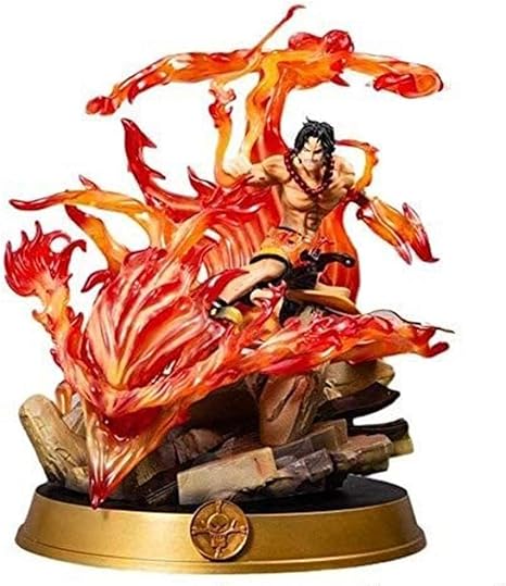 Amazon Co Jp 手でやる アニメモデルワンピースほのおのパンチポートガス D エースpvcスタチューアクションフィギュア 高15 3 Incheユースお土産の彫刻装飾のギフト ホーム キッチン
