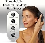 Kitsch Detangle Hair Brush with Flexible Bristles Black view 4
