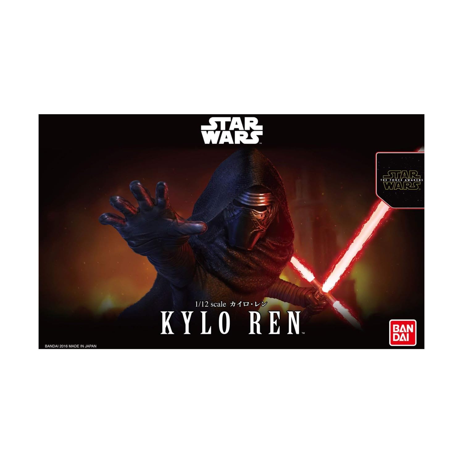 BANDAI Hobby Star Wars 1/12 Plastic Model Kylo Ren Star Wars