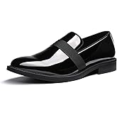 Bruno Marc Men's Dress Tuxedo Shoe Slip-on Classic Patent Leather Loafers