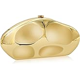 FUTTSPAI Acrylic Clutch Purse Formal Evening Bag Metallic Clutch for Women Prom Wedding Dress Clutch Bag