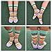 Qiangyun Warm Wool Socks for Women Winter Vintage Knit Socks Casual Crew Socks Stocking Stuffers Gifts for Women, Christmas Gift