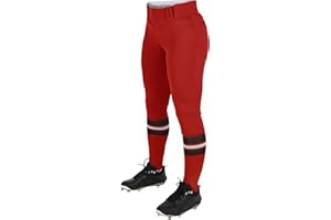 CHAMPRO Girls' Knicker Style Low-Rise Softball Pants
