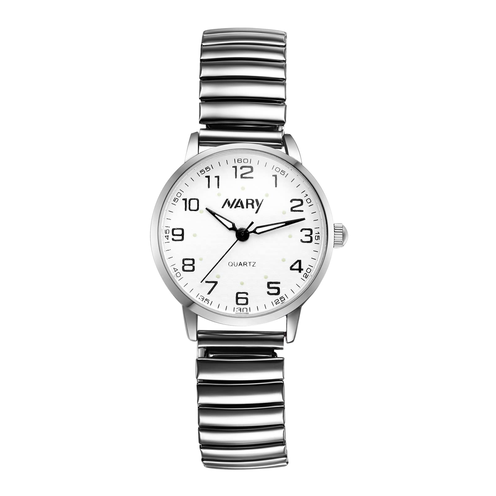 MASTOP Women's Casual Rhinestone Watch - Waterproof Stainless Steel Analog Quartz Fashion Watch - View #9