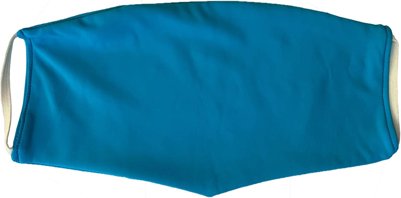 Made in the USA UV Fashion Masks Unisex Anti Dust Face Mouth Mask, Washable, Reusable – Protection from Dust, Pollen, Pet Dander, Other Airborne Irritants (Caribbean Blue)