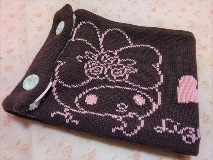 Amazon Co Jp リズメロ マイメロ リズリサ しまむら 裏毛 ネックウォーマー ニット スヌード マフラー ピンク 茶 ブラウン レディース 婦人 大人用 ホビー