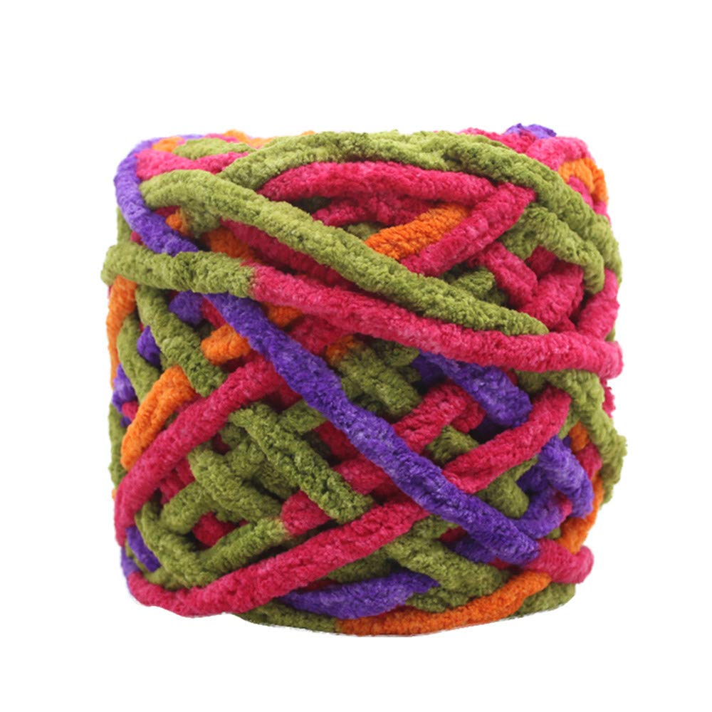 Chunky Cotton Yarn for Knitting 100g Hand Knitting Chenille Wool Super