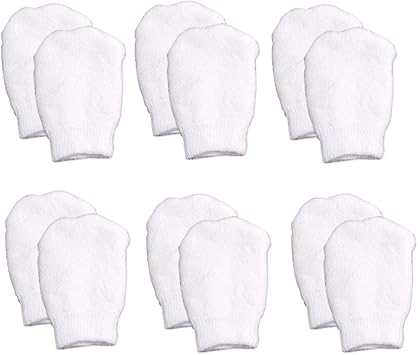 white mittens newborn