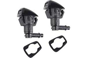 AUTOJARE Windshield Washer Nozzle Kit Fit for Dodge Durango 2011-2018, Dodge Grand Caravan 2011-2014, Jeep Grand Cherokee 2011-2017 Replace OEM# 68269108AA, 55372143AB, 68260443AA, 0053349039