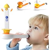 TOP BRIGHT 3 in 1 Sensory Toys for Toddlers with Whistle &amp; Ball Blowing | Early Development Activity Toys for Speech Therapy, Montessori Fine Motor Skills Toys for 3 4 5 Year Old Boys Girls Gifts