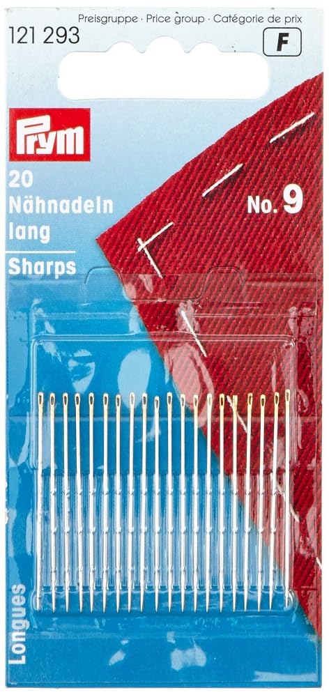 Prym - Steel (0.60 x 34mm) Sewing Needles - 1 Unit