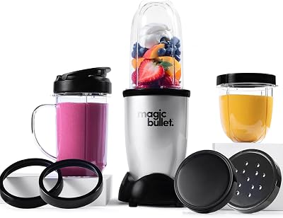 NutriBullet Magic Bullet 10pc Blender Set 200W Wide Base Two Blending Modes