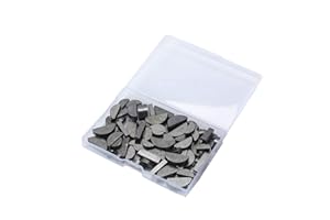 Nisorpa Woodruff Key Set Metal 80pcs Metric Woodruff Key Assortment Half Moon Gear Shaft Drive Flywheel Key Pulley Crank Fasteners