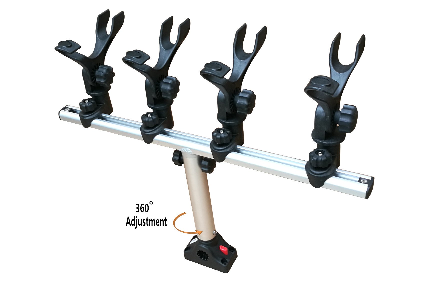 Brocraft Crappie Rod Holder System with Deck/Side Mount Buy Online in