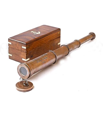 Amazon.com: Victorian Marine London 1915 Antique Brass Telescope