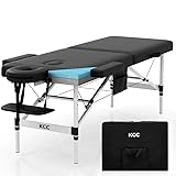 KCC Memory Foam Massage Table Premium Portable
