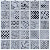 25-pack cookie stencil set for baking gingerbreads cookies cakes scrapbooking decor template mold