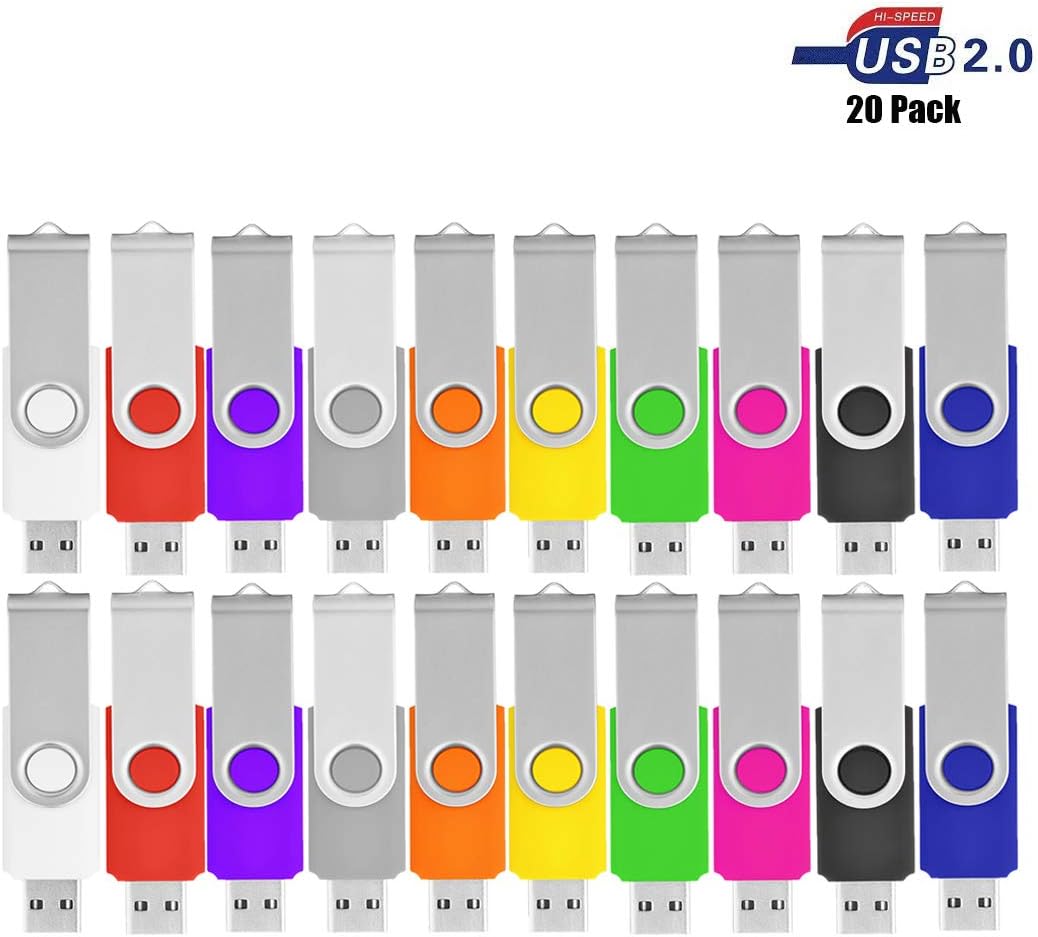 2GB Memory Stick 20 Pack USB Flash Drive USB Stick USB2.0 Memory Sticks