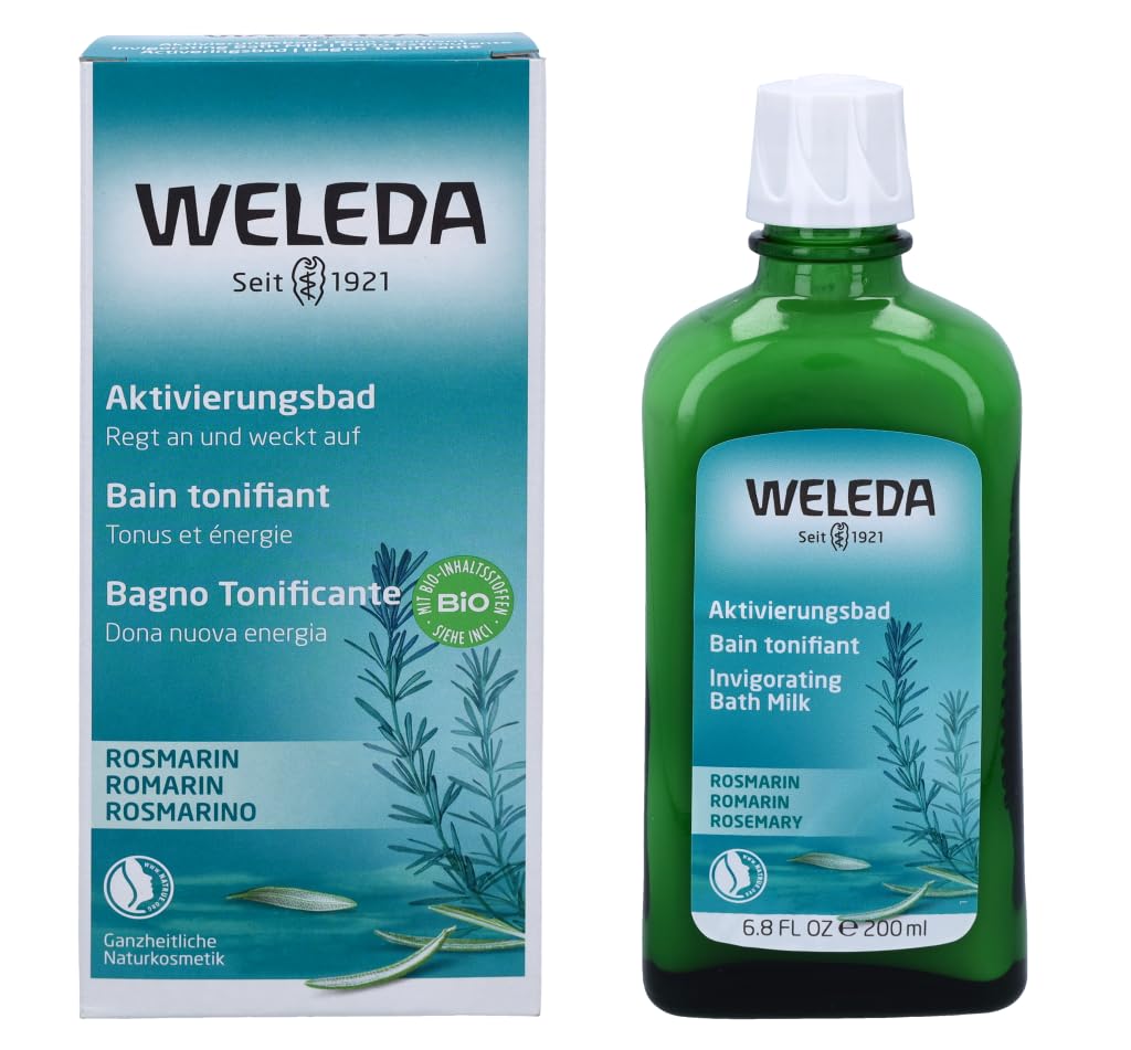 Weleda Rosemary Invigorating Bath Milk 200ml