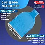 Footprint Footing Mini 58mm Brick Bolster 2 1/4 Electricians Chisel view 4