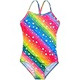 HONISEN Girls One Pieces Swimsuit Cute Swimwear Bathing Suits 2-12 Years