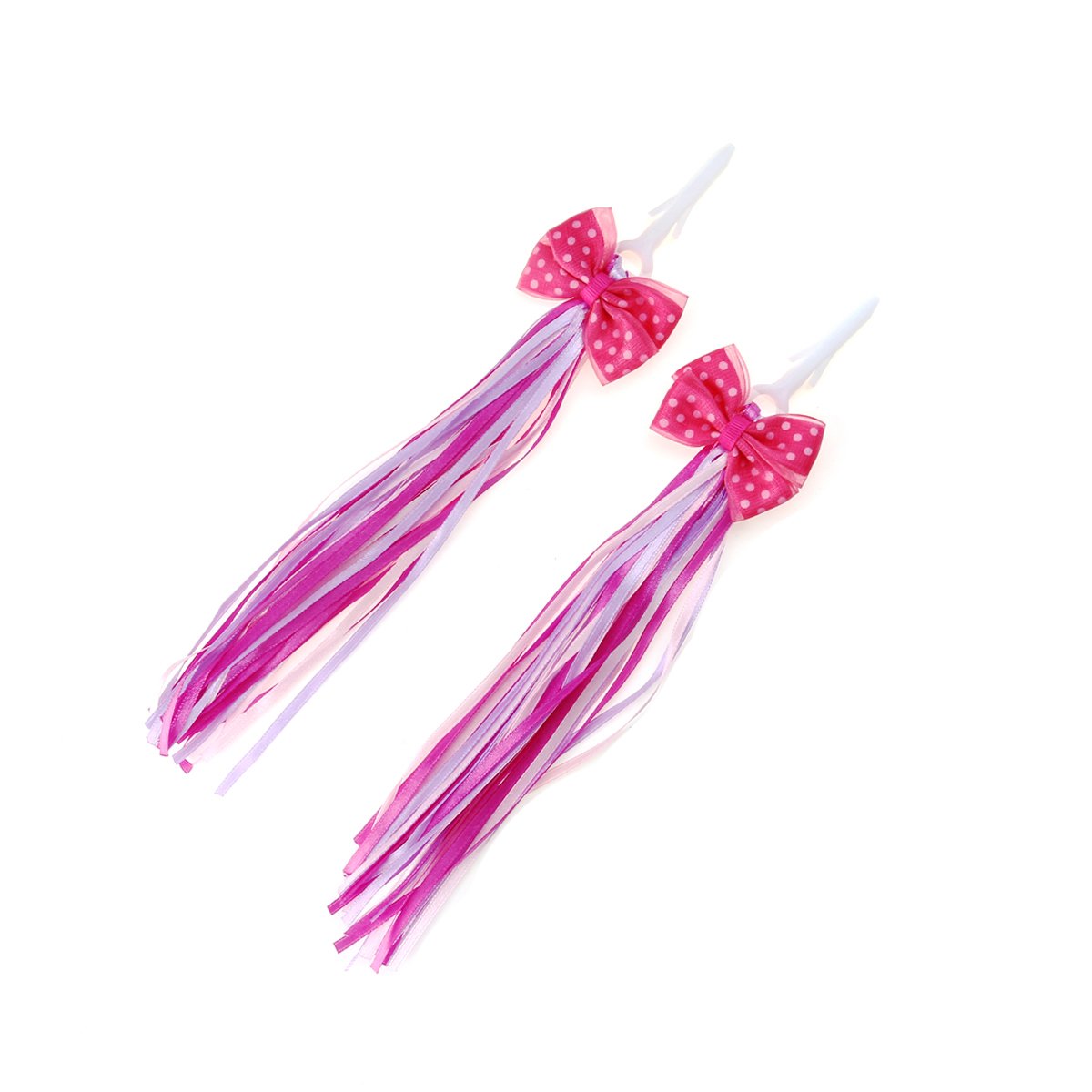 WINOMO Bike Handlebar Streamers Kids Bicycle Ribbon Grips Tassels