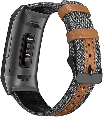 XIALEY Compatible con Fitbit Charge 3 Correas/Fitbit Charge 4 ...