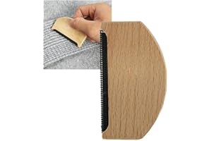 générique Cashmere Comb Wool Sweater Wooden Comb Pouldering Fuzz Fabric Plush Remover Manual Portable Clothes Brush Tool Trea