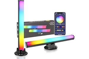 Semlos RGB Light Bar, Rechargeable RGBIC LED Light Bar with APP Control, 16 Million Colors Indoor String Light Sync with Musi